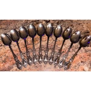 Oneida Louisiana Set‎ of 10 Teaspoons Community Stainless Flatware